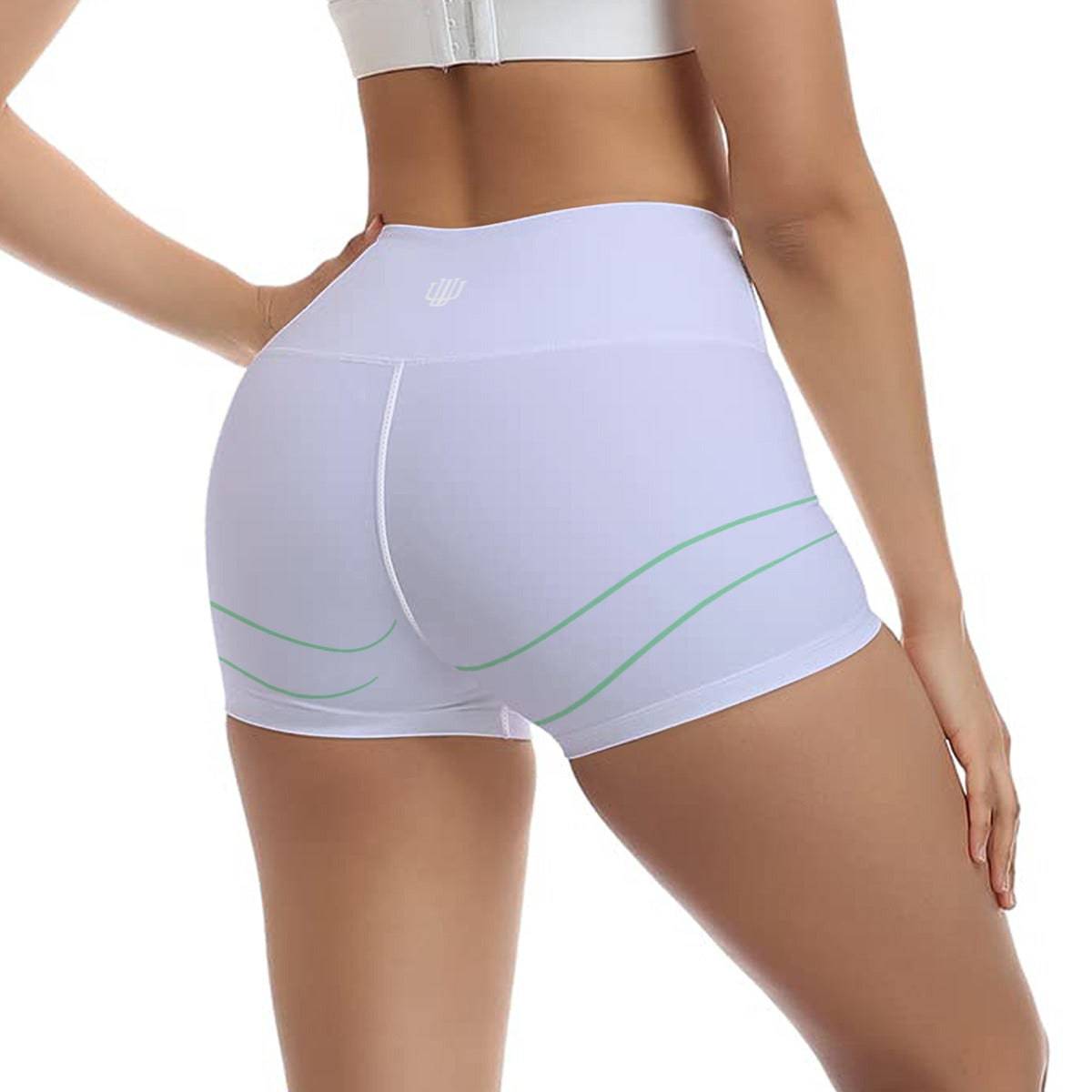 Stretchy High Waisted Shorts Dreamy Pastel - Weave West