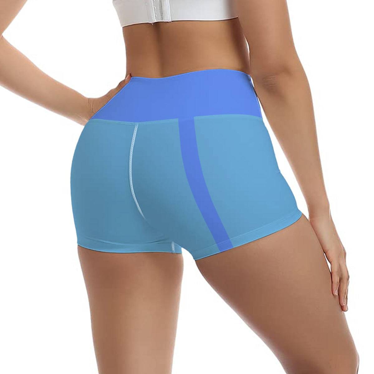 Stretchy High Waisted Shorts Skywave - Weave West